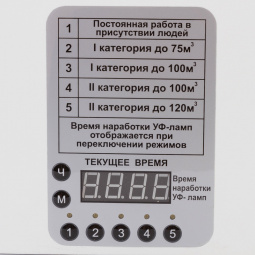Рециркулятор УФ-бактерицидный настенно-потолочный «СПДС‑120‑Р»