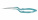 Микроножницы с байонетной ручкой 1 типа, тупым кончиком, изогнутым лезвием 13,3 мм, прямые, общ. длина 180 мм, раб. длина 80 мм