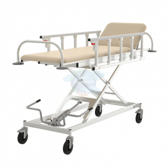 Тележка-каталка с гидроприводом для перевозки пациентов СППт VLANA (колеса Ø 200 мм)