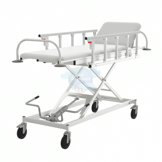 Тележка-каталка с гидроприводом для перевозки пациентов СППт VLANA (колеса Ø 150 мм)