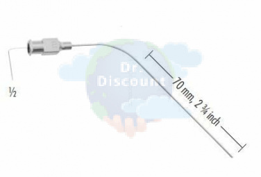 Канюля эндоскопическая отсасывающая, диаметр 2.5 мм, рабочая длина 70 мм, с коннектором Luer-Lock (пара)