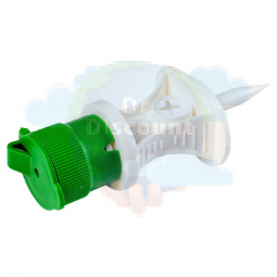 Фильтр-канюля аспирационная "ПолиСпайк-GrСap", воздушный фильтр 0,1 мкм, Цвет крышки-зеленый (100 шт/уп.)