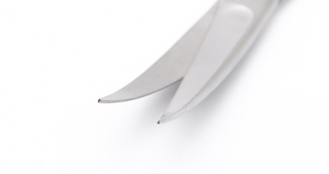Ножницы хирургические Standard изогнутые, остроконечные, длина 18,5 см