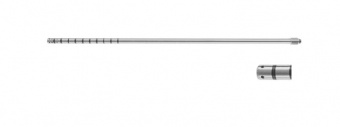 Трубка 340 мм, с маркерами глубины, с резьбой, для рукояток с 300-167-100, 4 отверстия на дистальном конце, 10 мм