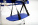MET Comfort A3 Стол массажный алюминий, 3-х секционный, синий