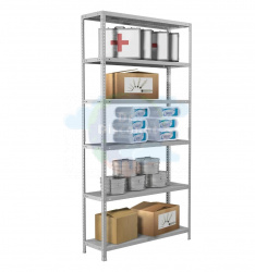 Стеллаж медицинский СТМ MS 220/100Х30 (6 ПОЛОК)