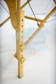 MET Comfort PRO W3 Стол массажный на деревянном каркасе, с трёхсекционной панелью, кремовый