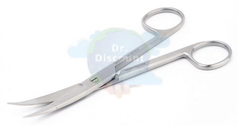 Ножницы хирургические Standard изогнутые, остроконечные, длина 16,5 см