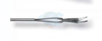 Ножницы эндоскопические изогнутые, биполярные, диаметр 5 мм, длина 340 мм, без рукоятки и трубок