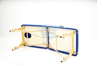 MET Comfort PRO W2 Стол массажный, на буковом каркасе, синий