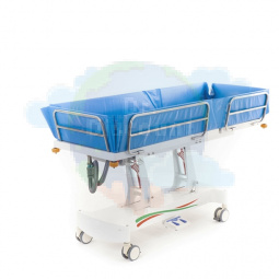 МЕТ E-POOL Тележка-каталка для мытья пациентов с электроприводом регулировки высоты, с аккумулятором