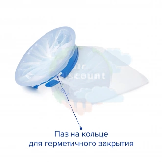Пакет для рвотных масс BluBag с гелеобразующим веществом, 1500 мл (50 шт/уп.)