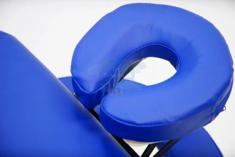 MET Comfort PRO W3 Стол массажный на деревянном каркасе, с трёхсекционной панелью, синий