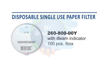 Фильтр бумажный одноразовый для стерилизационных контейнеров TONTARRA. 100 шт в упаковке.