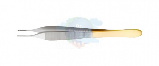 Пинцет Adson-Brown TC, 7x7 зубов, 2мм, платформа для обвязывания, 12 см