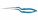 Микроножницы с байонетной ручкой 1 типа, закругленным кончиком, плоским лезвием 13,3 мм, прямые, общ. длина 195 мм, рабочая длина 90 мм