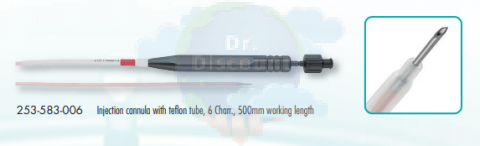 Канюля эндоскопическая инъекционная, диаметр 6 Charr., рабочая длина 500 мм