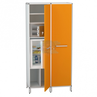 Шкаф с сейфом и холодильником ДМ-6-001-18 (код 2001.40)