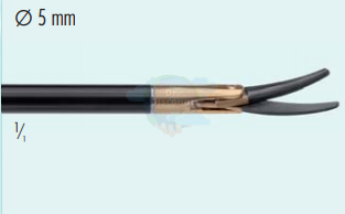 Ножницы эндоскопические изогнутые по Metzenbaum, с двумя подвижными браншами 18 мм, с керамическим покрытием CERACUT®