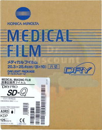 Плёнка Konica Minolta SD-Q 20*25 см (8”×10”) 125 листов