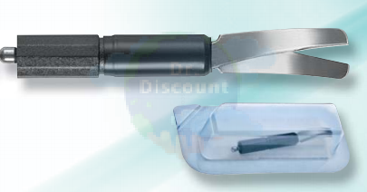 Ножницы эндоскопические изогнутые "Metzenbaum", с двумя подвижными браншами 15 мм, O 5мм, для использования с трубкой 300-450-004 и манипулятором 300-450-006