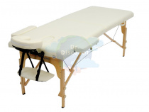 MET Comfort W2 Массажный стол складной, деревянный, кремовый
