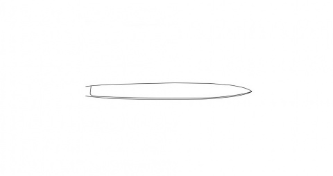 Ампутационный нож Liston, длина 29 см.