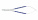 Микроножницы с круглой ручкой, острым мини-кончиком, изогнутым лезвием 18 мм, прямые, общ. длина 130 мм