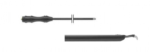 Монополярные электроды с ВЧ коннектором, электрод-лопатка, 4 мм, 330 мм, Ø 5 мм